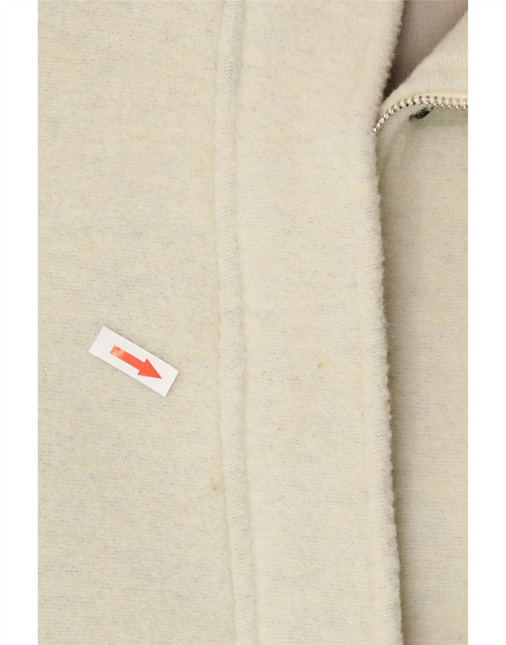 Colmar Womens Hooded Windbreaker Coat UK 14 Medium Off White