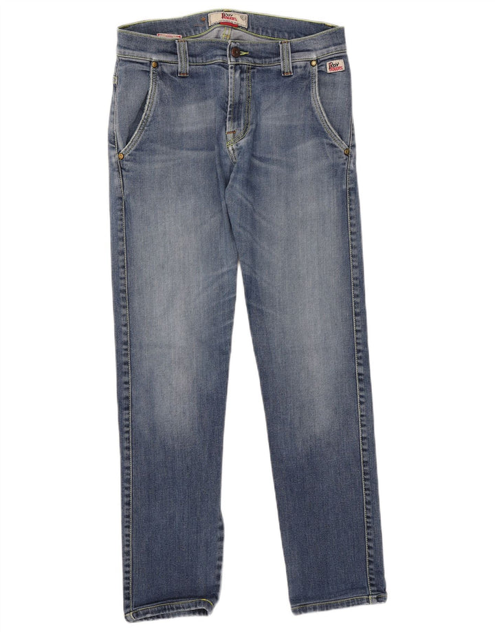 Roy Rogers Mens Slim Jeans W32 L30 Blue Cotton