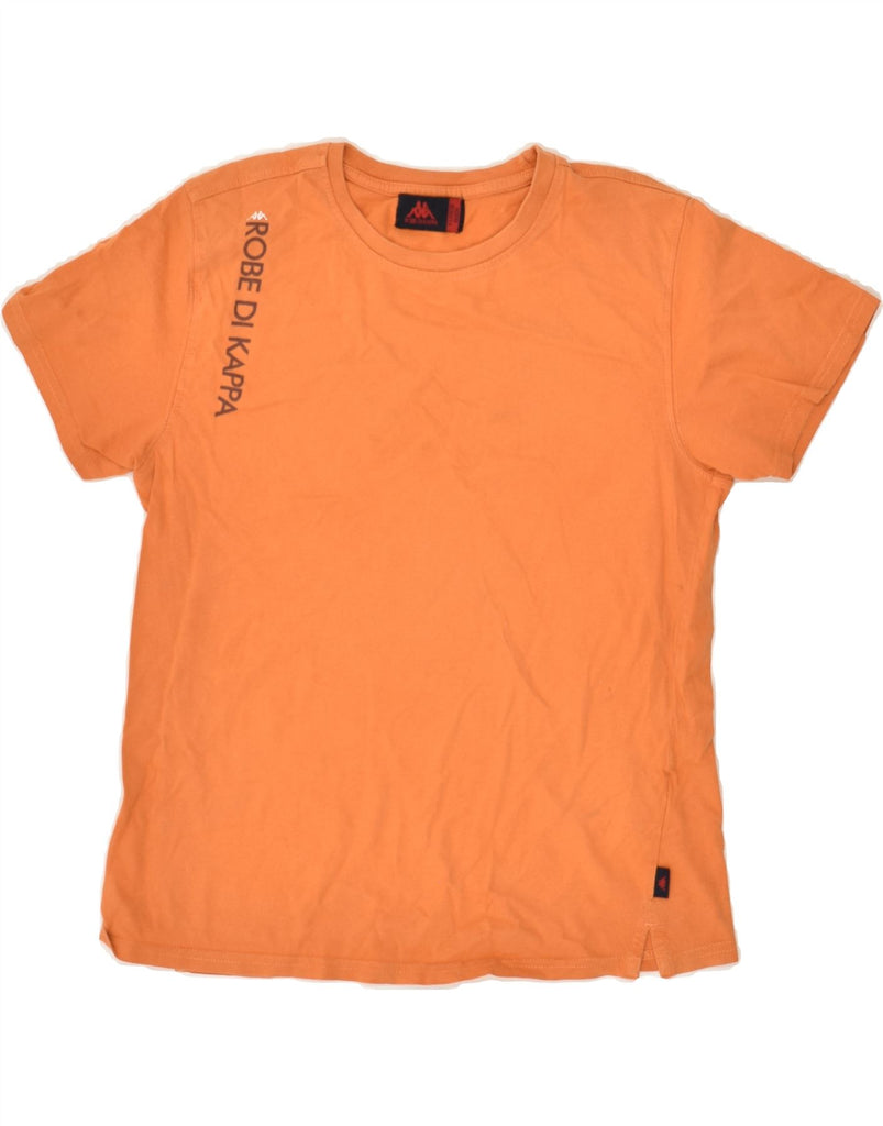 KAPPA Boys Graphic T-Shirt Top 9-10 Years Large Orange Cotton | Vintage Kappa | Thrift | Second-Hand Kappa | Used Clothing | Messina Hembry 