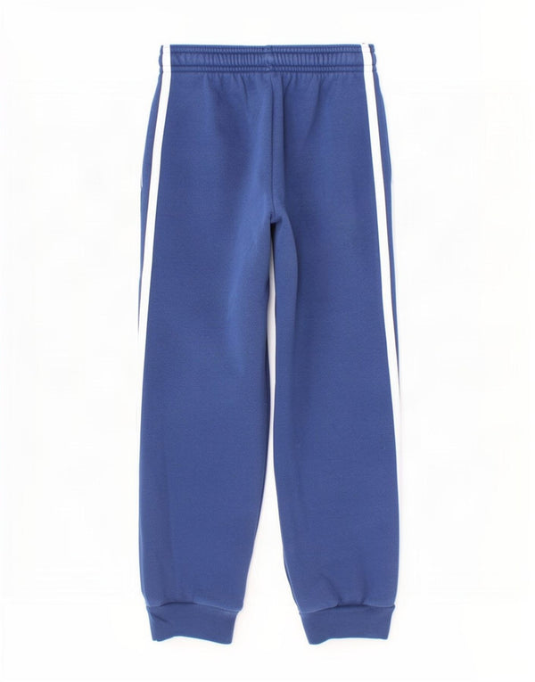 Adidas Boys Tracksuit Trousers Joggers 6-7 Years Navy Blue Cotton