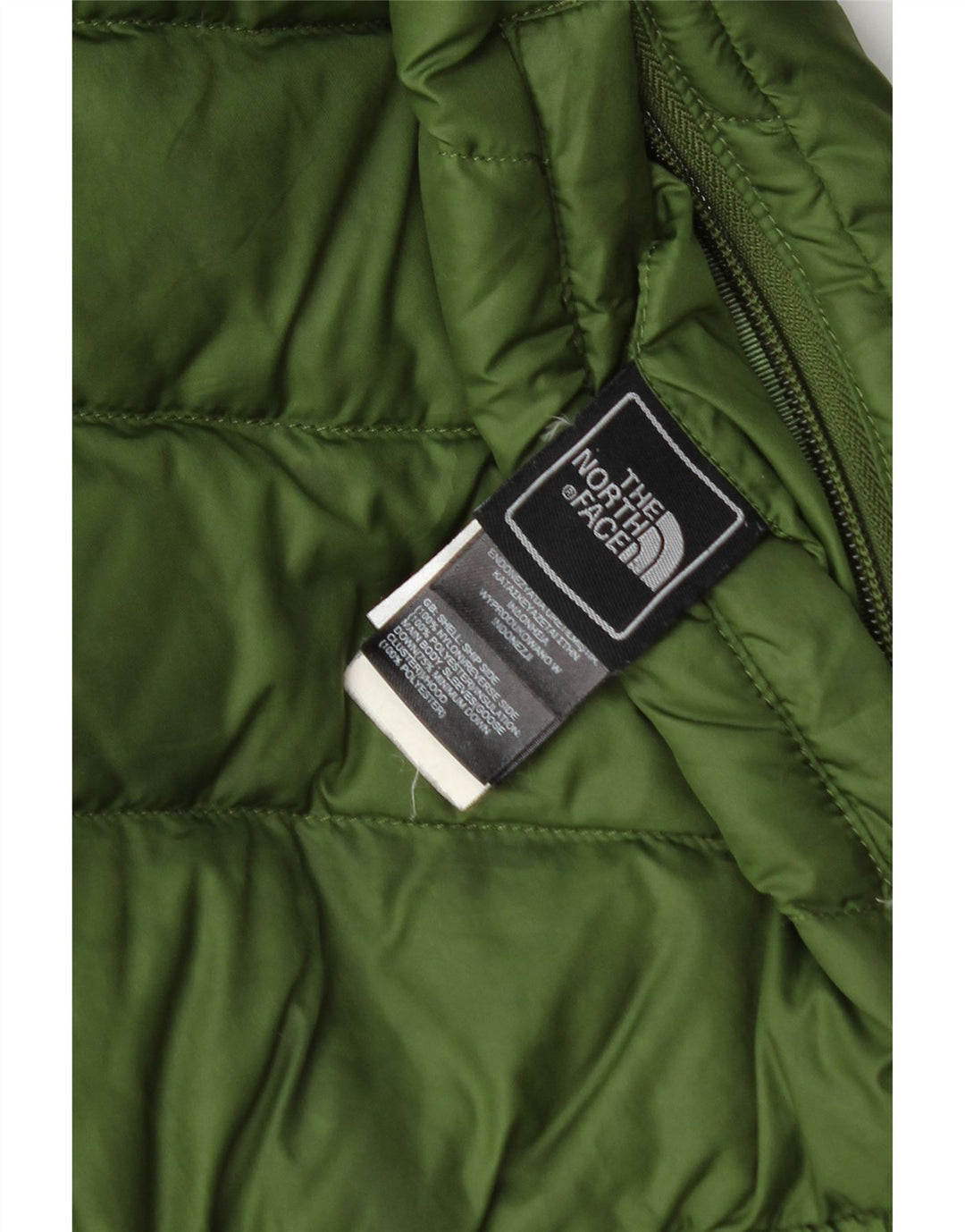 The North Face Boys Hooded Reversible Jacket 10-11 Years Medium Green
