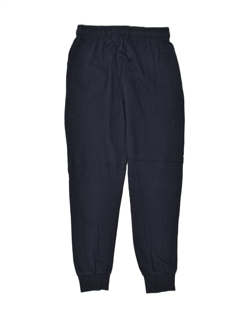 LOTTO Mens Tracksuit Trousers Joggers IT 50 Large Navy Blue Cotton | Vintage Lotto | Thrift | Second-Hand Lotto | Used Clothing | Messina Hembry 