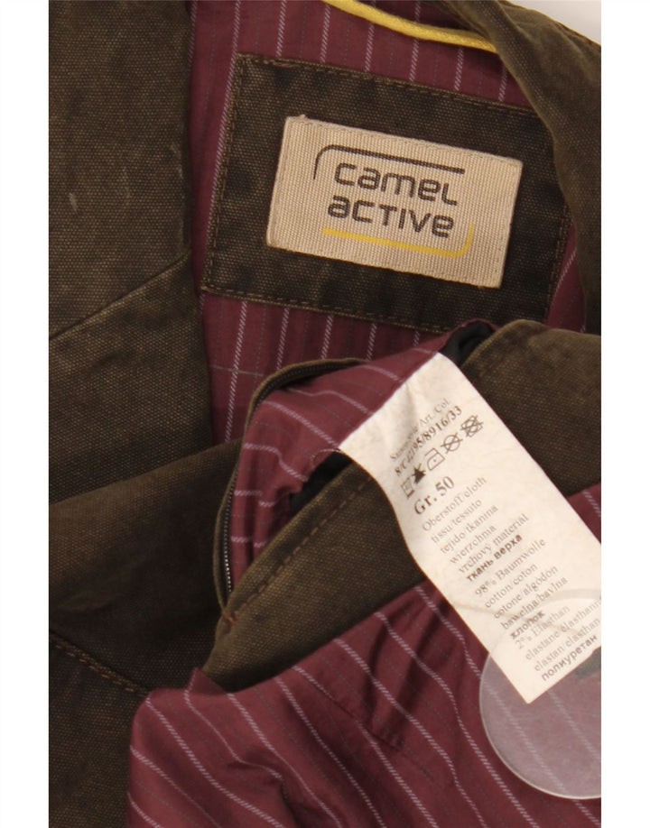 Camel Active Mens 2 Button Blazer Jacket IT 50 Large Brown Cotton