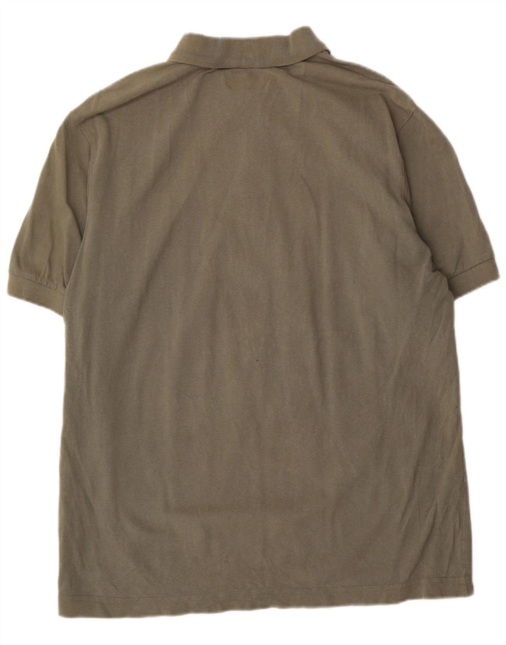 Kappa Mens Polo Shirt XL Khaki Cotton