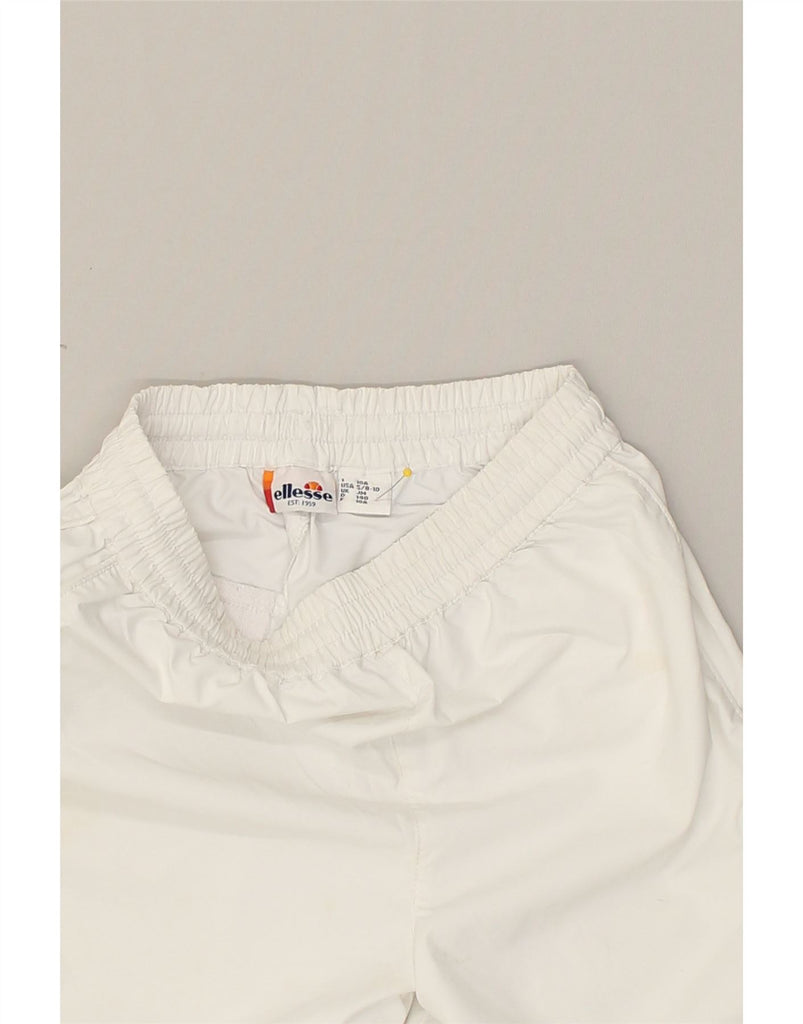 ELLESSE Boys Sport Shorts 7-8 Years Medium  White Polyester | Vintage Ellesse | Thrift | Second-Hand Ellesse | Used Clothing | Messina Hembry 