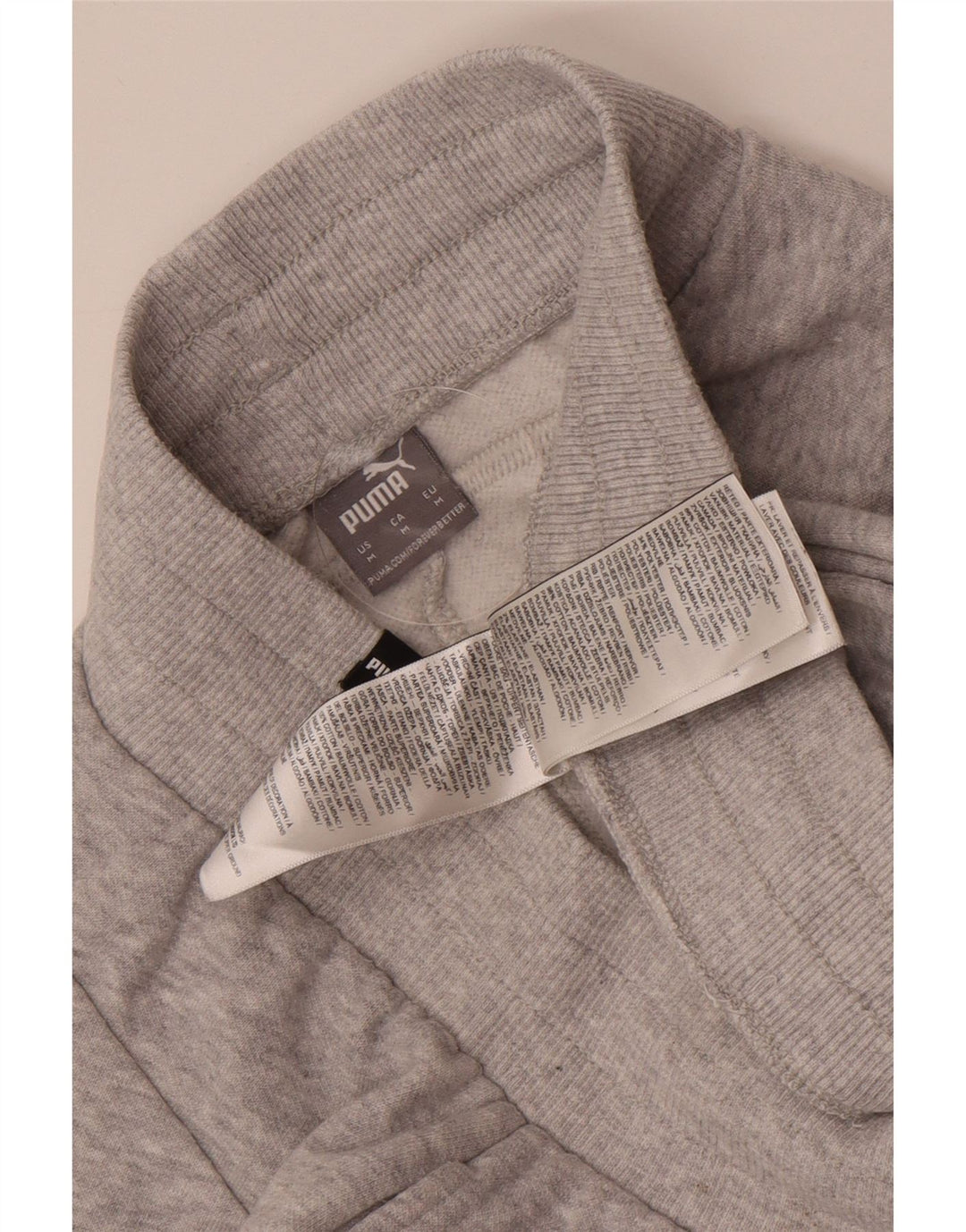 PUMA Womens Tracksuit Trousers Joggers UK 14 Medium  Grey Cotton