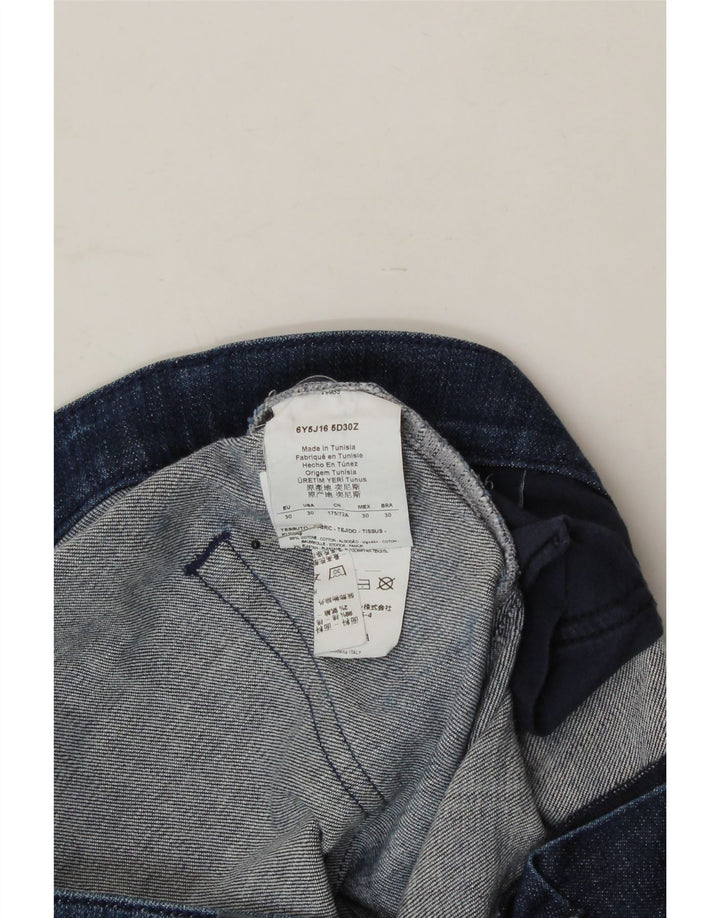 ARMANI Womens Bootcut Jeans W30 L30 Navy Blue Cotton Vintage Armani and Second-Hand Armani from Messina Hembry 