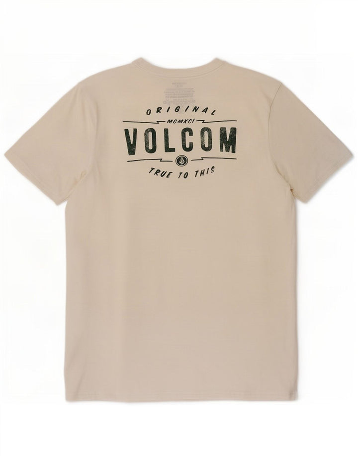 Volcom Mens Graphic T-Shirt Top XL White Cotton