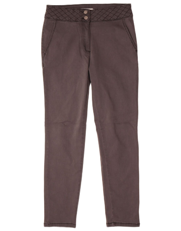 Naf Naf Womens Skinny Casual Trousers EU 40 Medium W30 L28 Grey Cotton