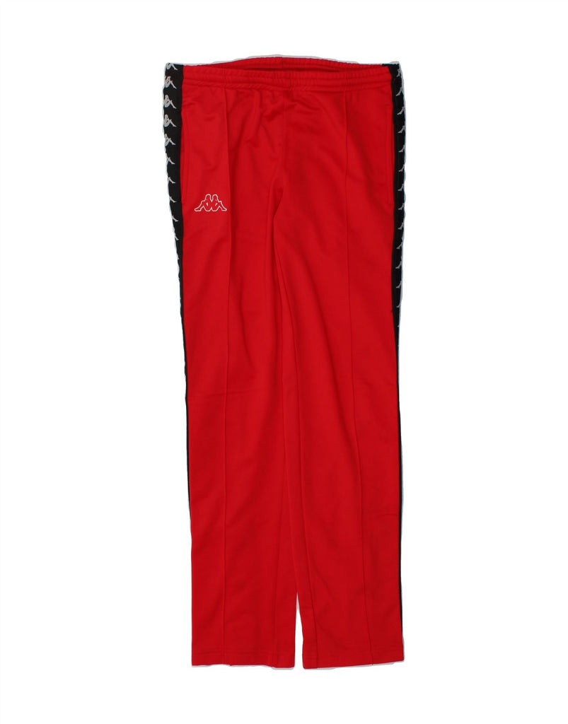 KAPPA Mens Graphic Tracksuit Trousers XS Red Colourblock Vintage Kappa and Second-Hand Kappa from Messina Hembry 