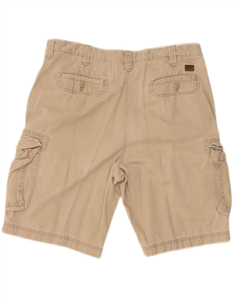 IZOD Mens Cargo Shorts W36 Large Beige Cotton Vintage Izod and Second-Hand Izod from Messina Hembry 