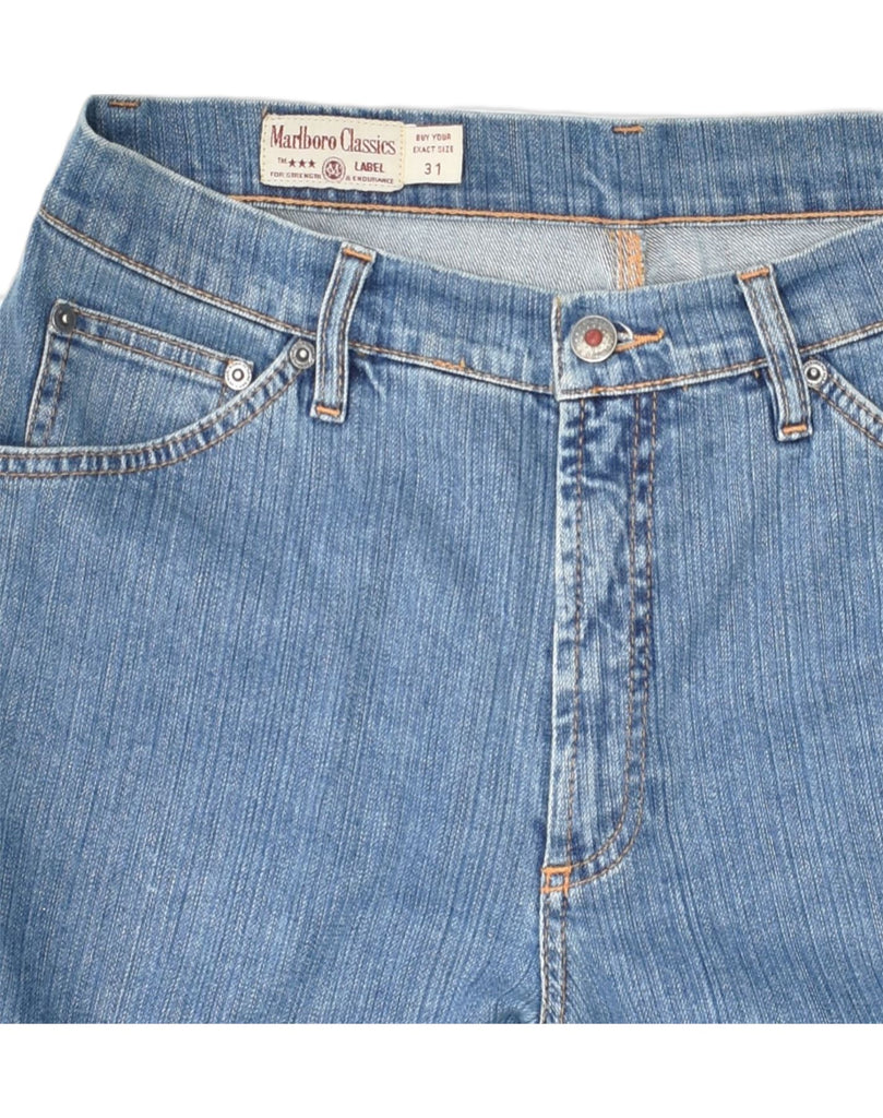 MARLBORO CLASSICS Womens Bootcut Jeans W31 L29 Blue Cotton | Vintage Marlboro Classics | Thrift | Second-Hand Marlboro Classics | Used Clothing | Messina Hembry 