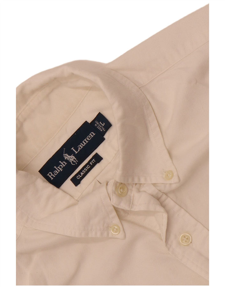 Ralph Lauren Mens Classic Fit Shirt Large White