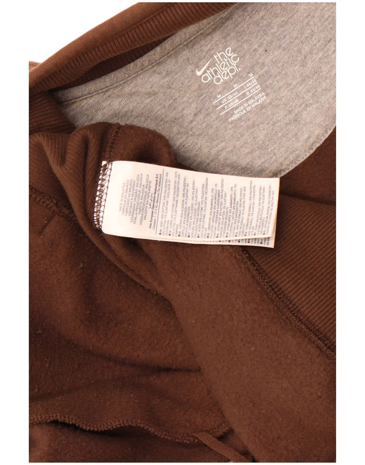 Nike Mens Tracksuit Top Jacket UK 38/40 Medium Brown Cotton