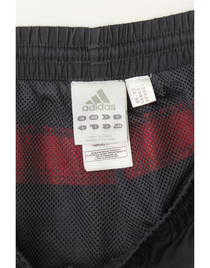Adidas Mens Climacool Tracksuit Trousers Large  Black Colourblock Polyester