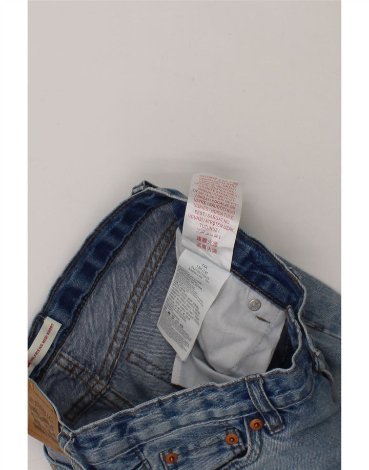 LEVI'S Boys Girlfriend Denim Shorts 13-14 Years W28  Blue Cotton Vintage Levi's and Second-Hand Levi's from Messina Hembry 