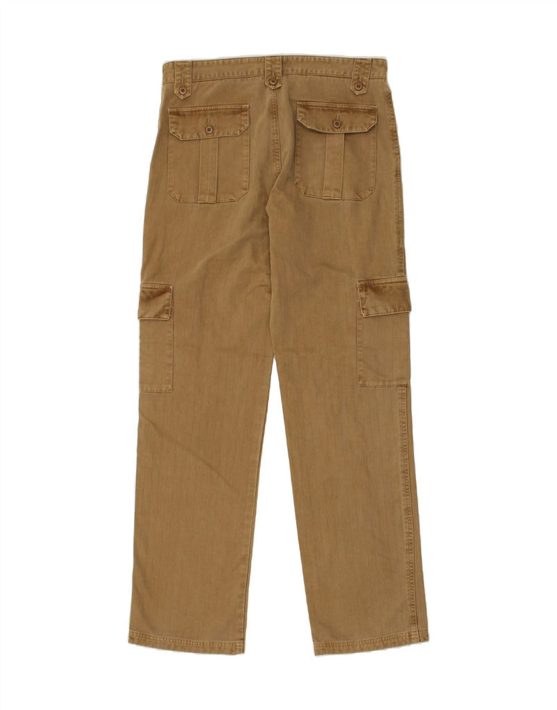 OVIESSE Mens Straight Cargo Trousers IT 50 Large W34 L35  Brown Cotton | Vintage Oviesse | Thrift | Second-Hand Oviesse | Used Clothing | Messina Hembry 