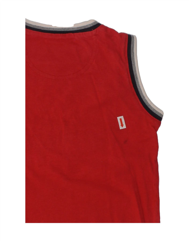 CHAMPION Boys Graphic Vest Top 3-4 Years 2XS Red Cotton | Vintage Champion | Thrift | Second-Hand Champion | Used Clothing | Messina Hembry 