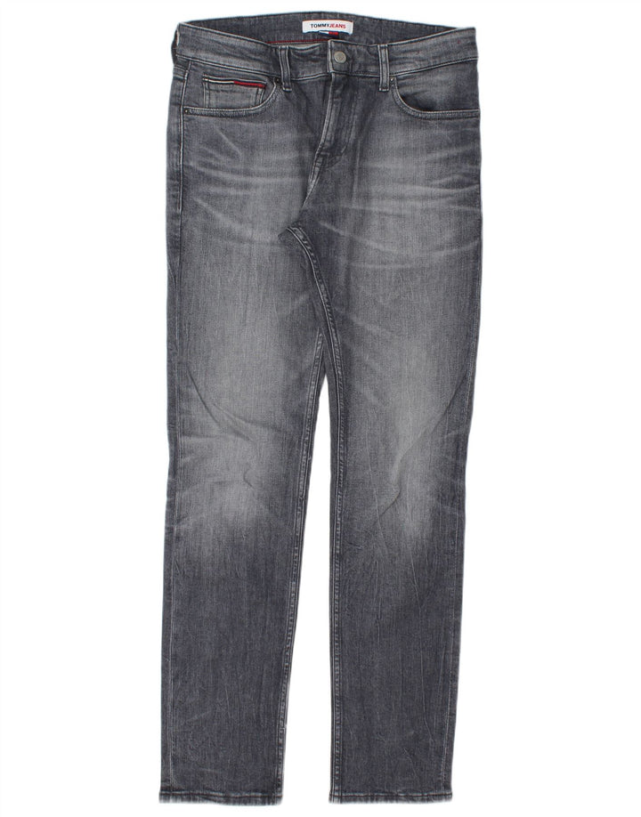 TOMMY HILFIGER Mens Slim Jeans W30 L32  Grey Cotton