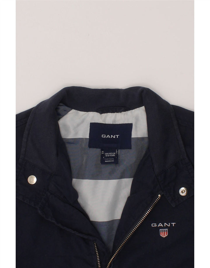 GANT Boys Bomber Jacket 9-10 Years Navy Blue Cotton Vintage Gant and Second-Hand Gant from Messina Hembry 
