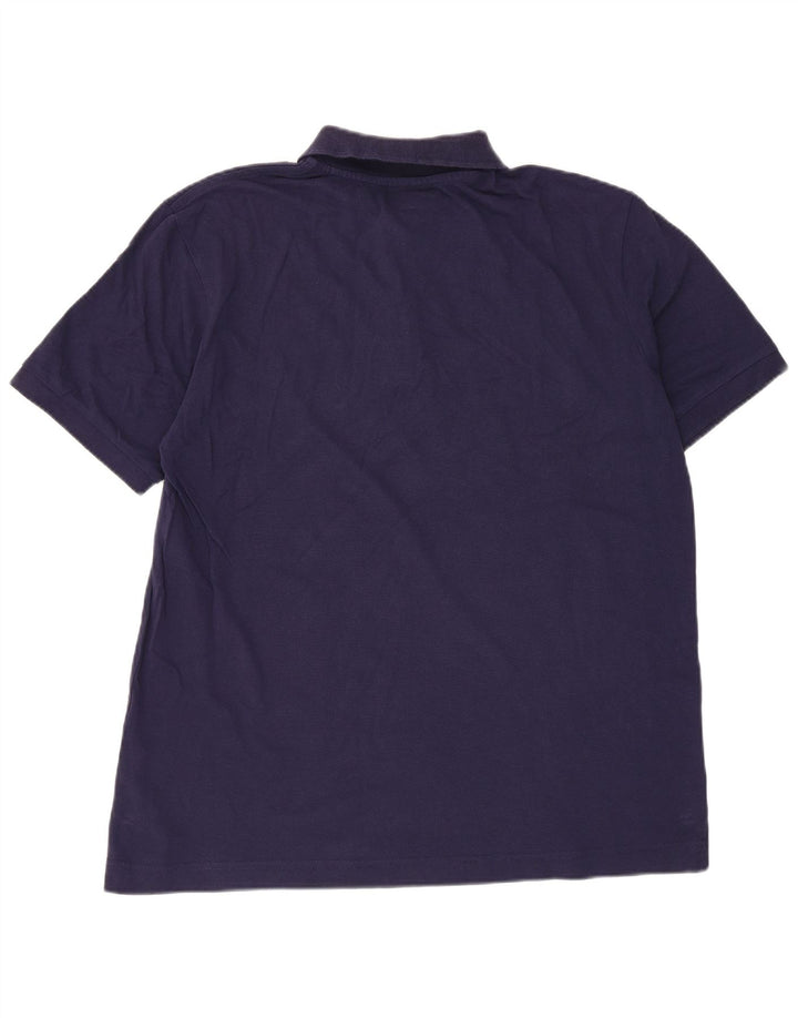 Kappa Mens Polo Shirt XL Navy Blue Cotton