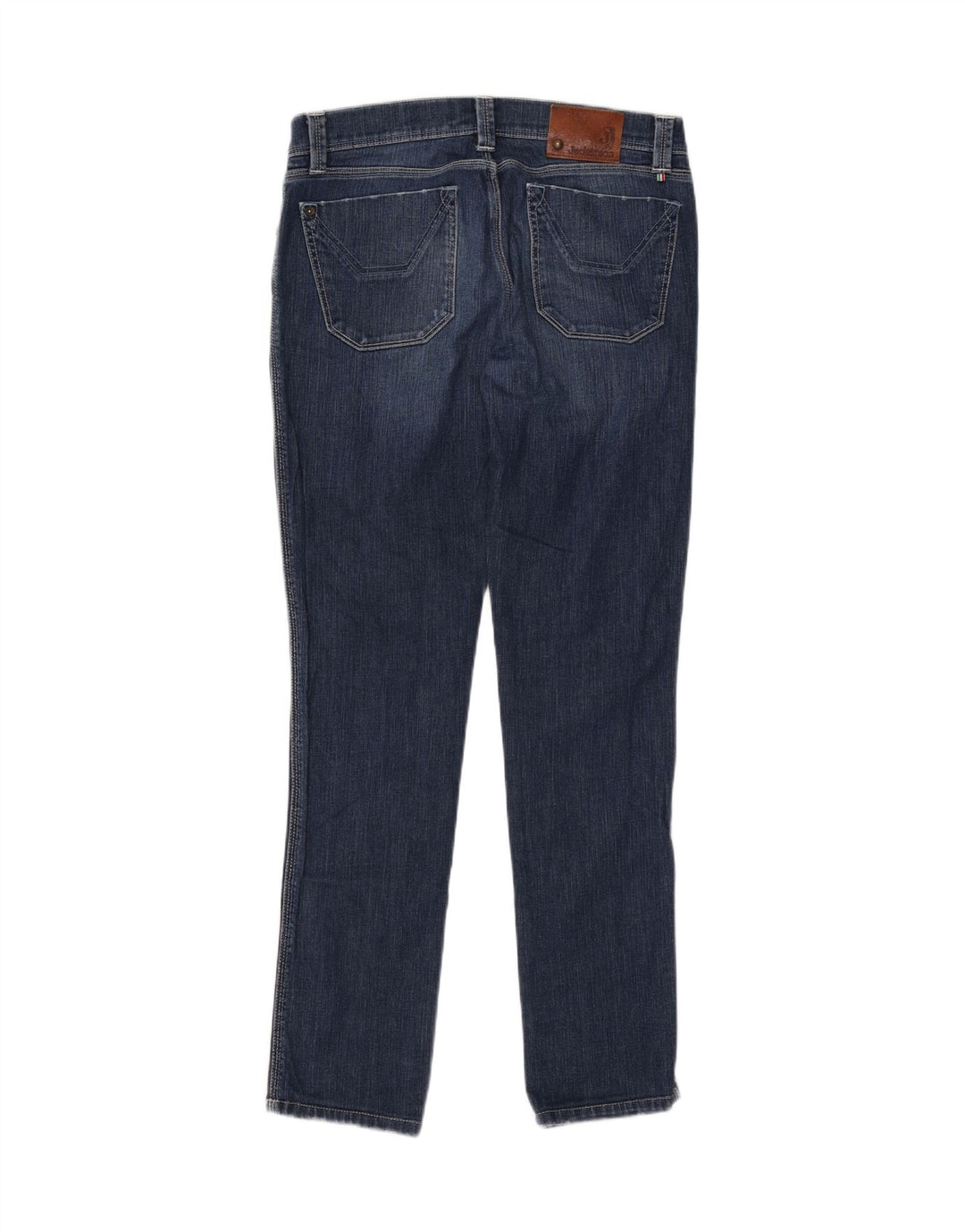 Jeckerson Womens Slim Jeans W33 L31 Blue Cotton