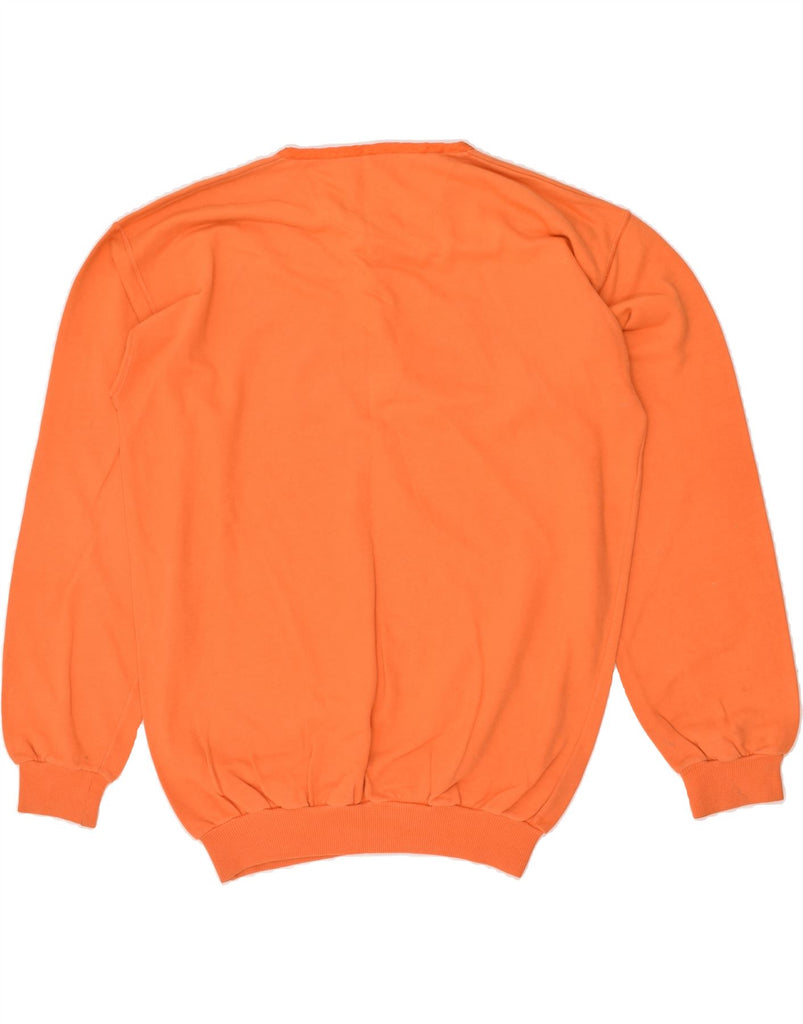 THINK PINK Mens Sweatshirt Jumper IT 52 Large Orange Cotton | Vintage Think Pink | Thrift | Second-Hand Think Pink | Used Clothing | Messina Hembry 