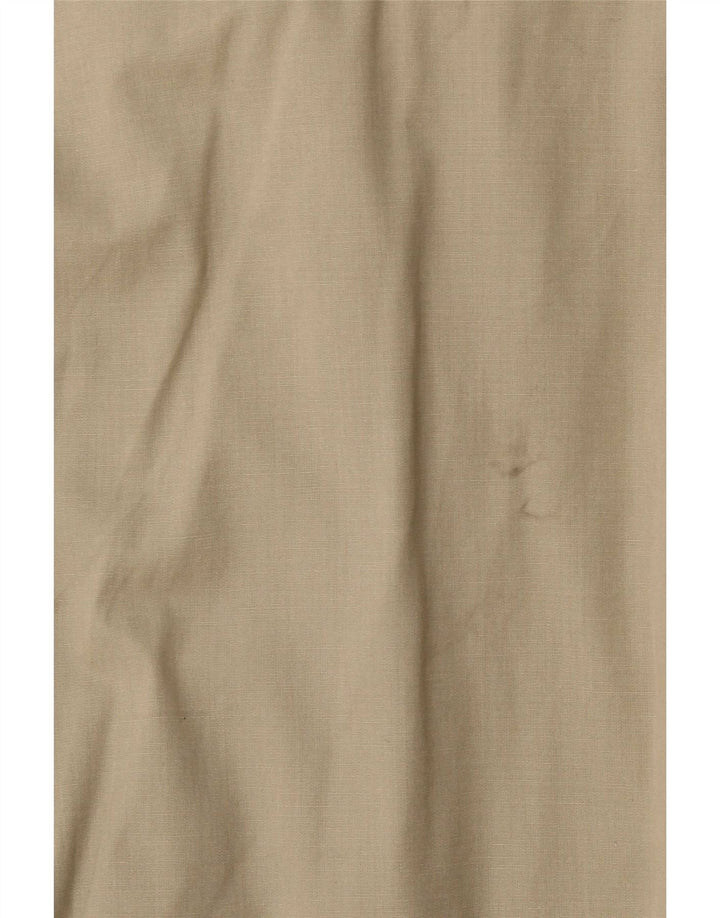 Rifle Mens Bomber Jacket UK 40 Large Khaki Cotton