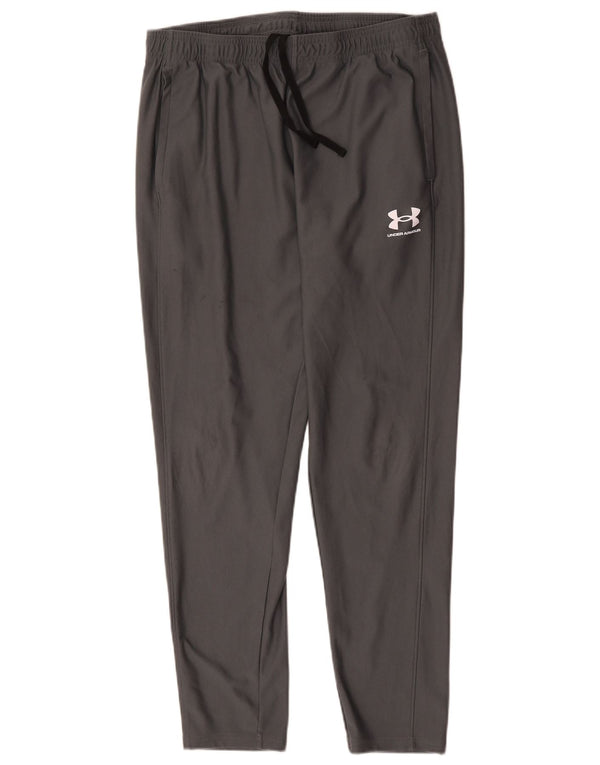 Under Armour Mens Tracksuit Trousers XL Grey Polyester