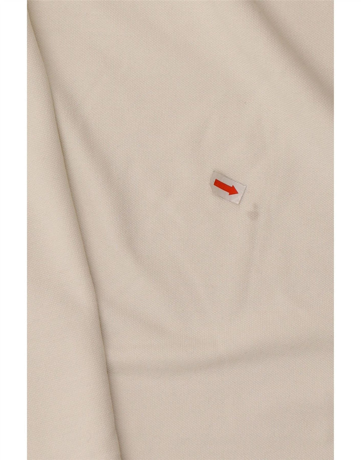 LOTTO Mens Polo Shirt 3XL White Cotton