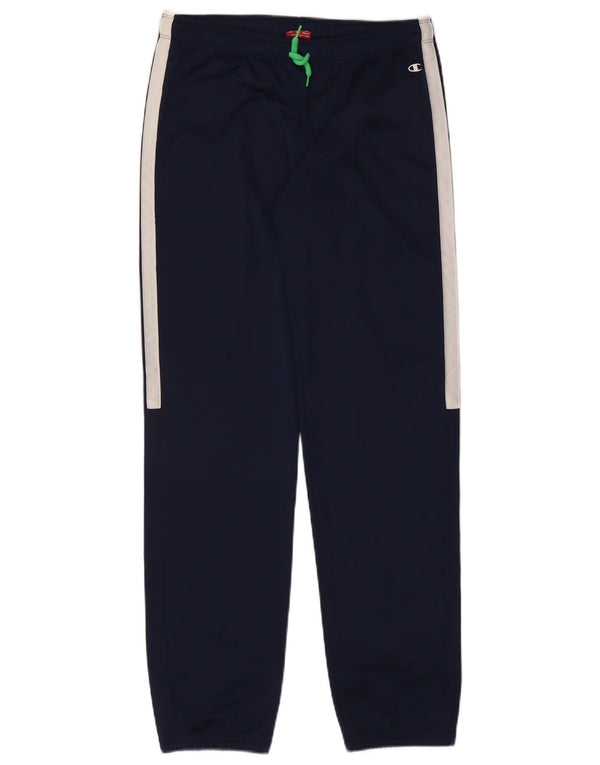 Champion Boys Tracksuit Trousers Joggers 13-14 Years XL Navy Blue