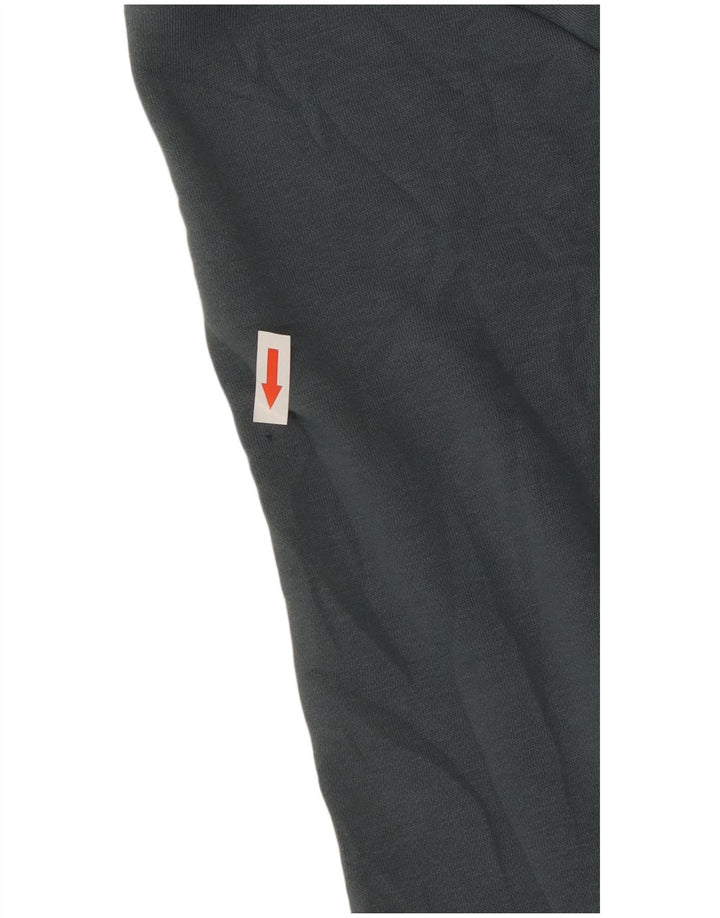 ADIDAS Mens Graphic Zip Hoodie Sweater 2XL Blue Cotton