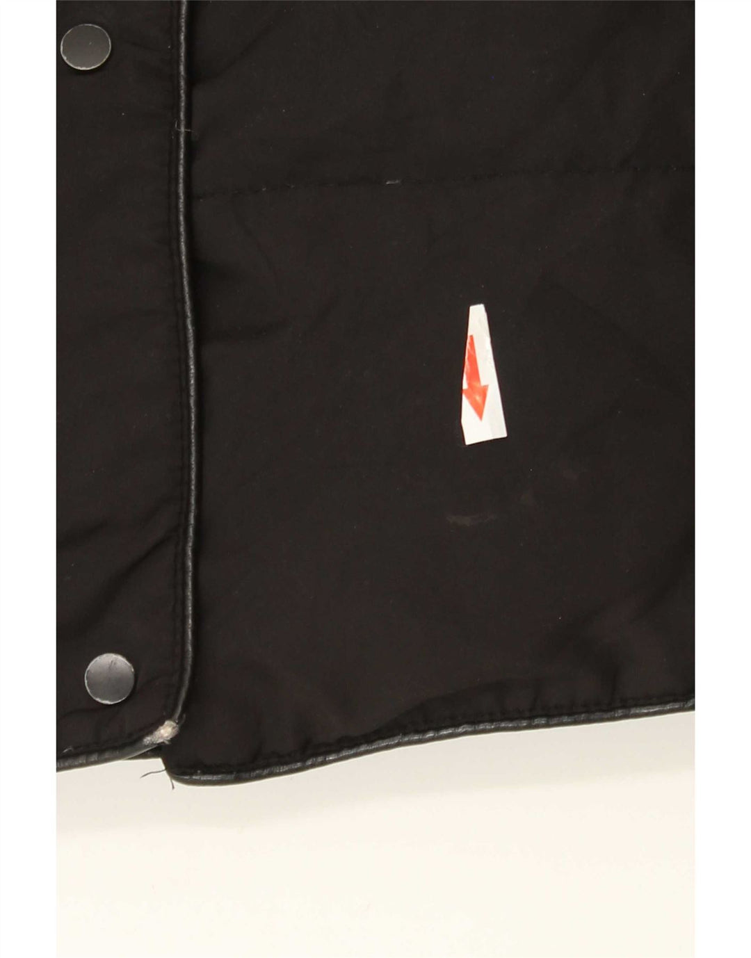 Zara Womens Hooded Padded Coat UK 14 Large Black