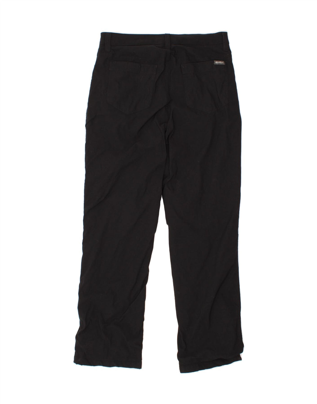 EDDIE BAUER Mens Straight Cargo Trousers W30 L30 Black Nylon Vintage Eddie Bauer and Second-Hand Eddie Bauer from Messina Hembry 