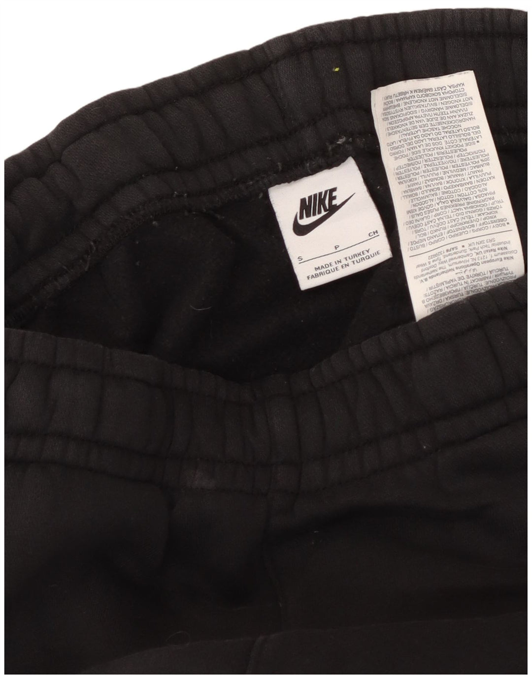 NIKE Womens Cargo Tracksuit Trousers Joggers UK 10 Small  Black Cotton