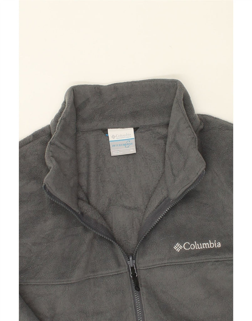 COLUMBIA Mens Fleece Jacket UK 42 XL Grey Polyester | Vintage Columbia | Thrift | Second-Hand Columbia | Used Clothing | Messina Hembry 