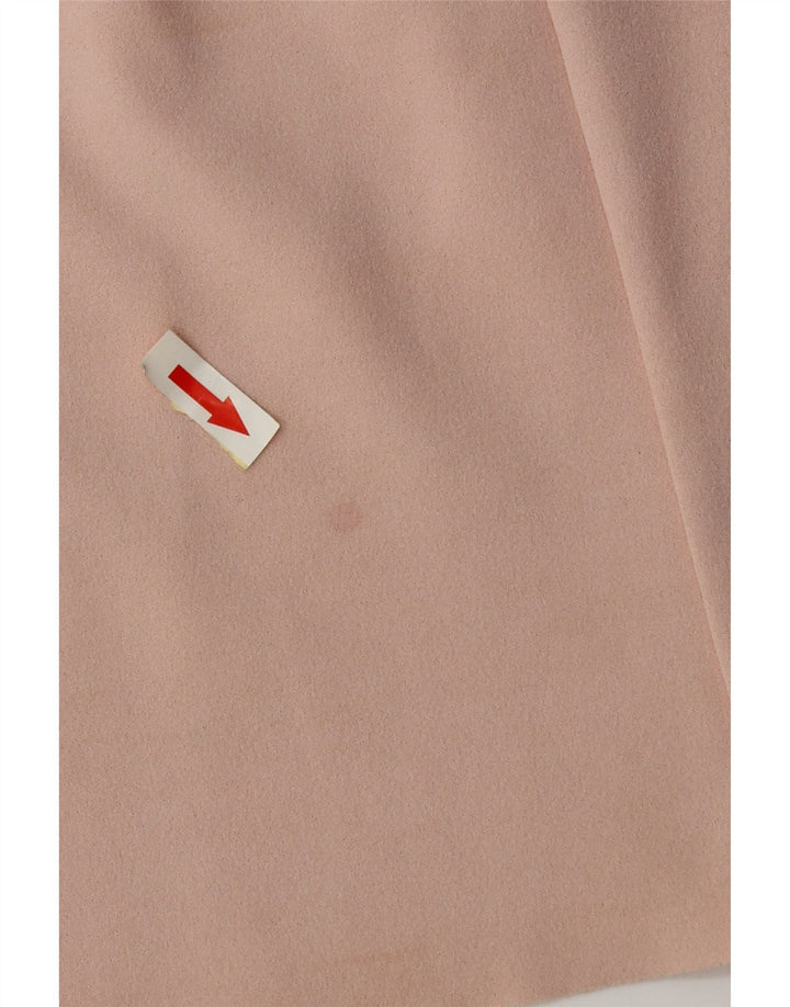 Zara Womens Crop Batwing Blouse Top UK 10 Small Pink Polyester