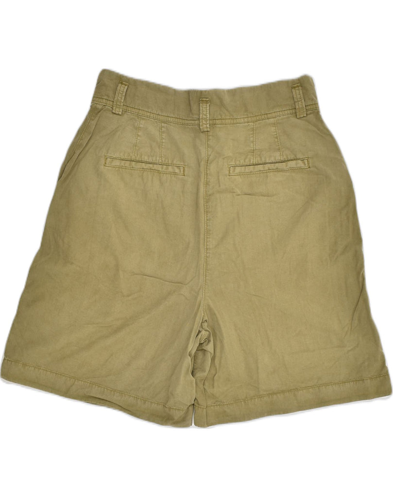 GANT Womens High Waist Chino Shorts UK 12 Medium W30  Khaki | Vintage Gant | Thrift | Second-Hand Gant | Used Clothing | Messina Hembry 