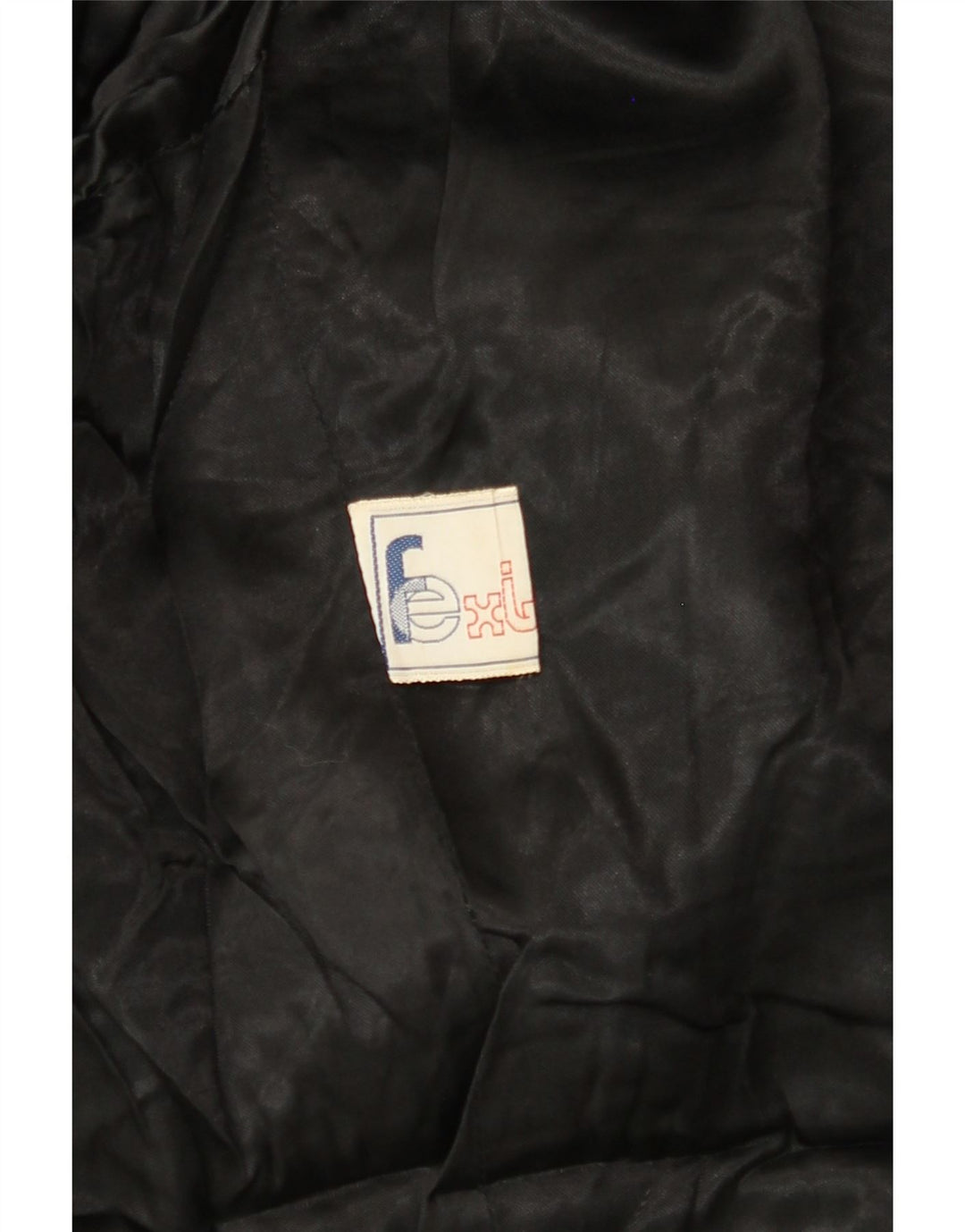 VINTAGE Womens Leather Coat UK 18 XL Black Vintage Vintage and Second-Hand Vintage from Messina Hembry 