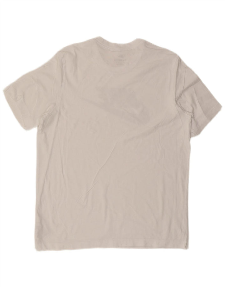 NIKE Mens Graphic T-Shirt Top Large White Cotton