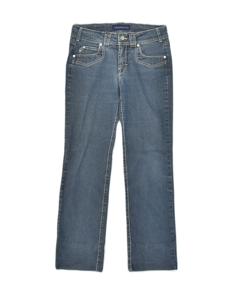 TRUSSARDI Womens Straight Jeans W26 L 28  Blue Cotton | Vintage Trussardi | Thrift | Second-Hand Trussardi | Used Clothing | Messina Hembry 