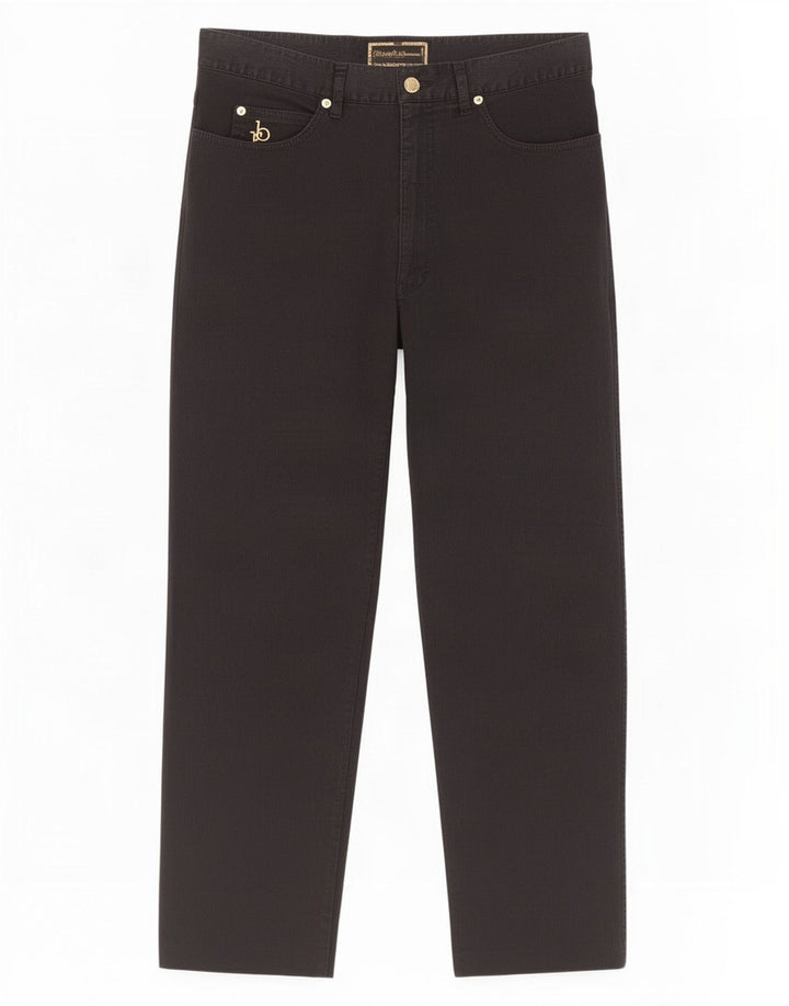 Roccobarocco Womens Cropped Trousers W38 L25 Black