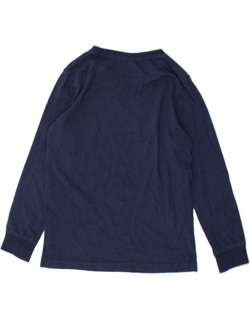 LEVI'S Boys Graphic Top Long Sleeve 11-12 Years Navy Blue Vintage Levi's and Second-Hand Levi's from Messina Hembry 