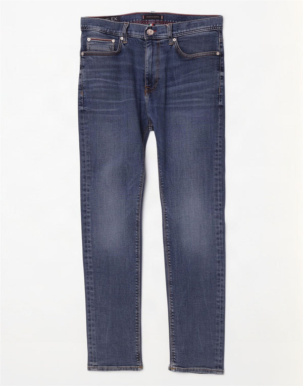 Tommy Hilfiger Mens Bleecker Stretch Slim Jeans W34 L30 Blue Cotton
