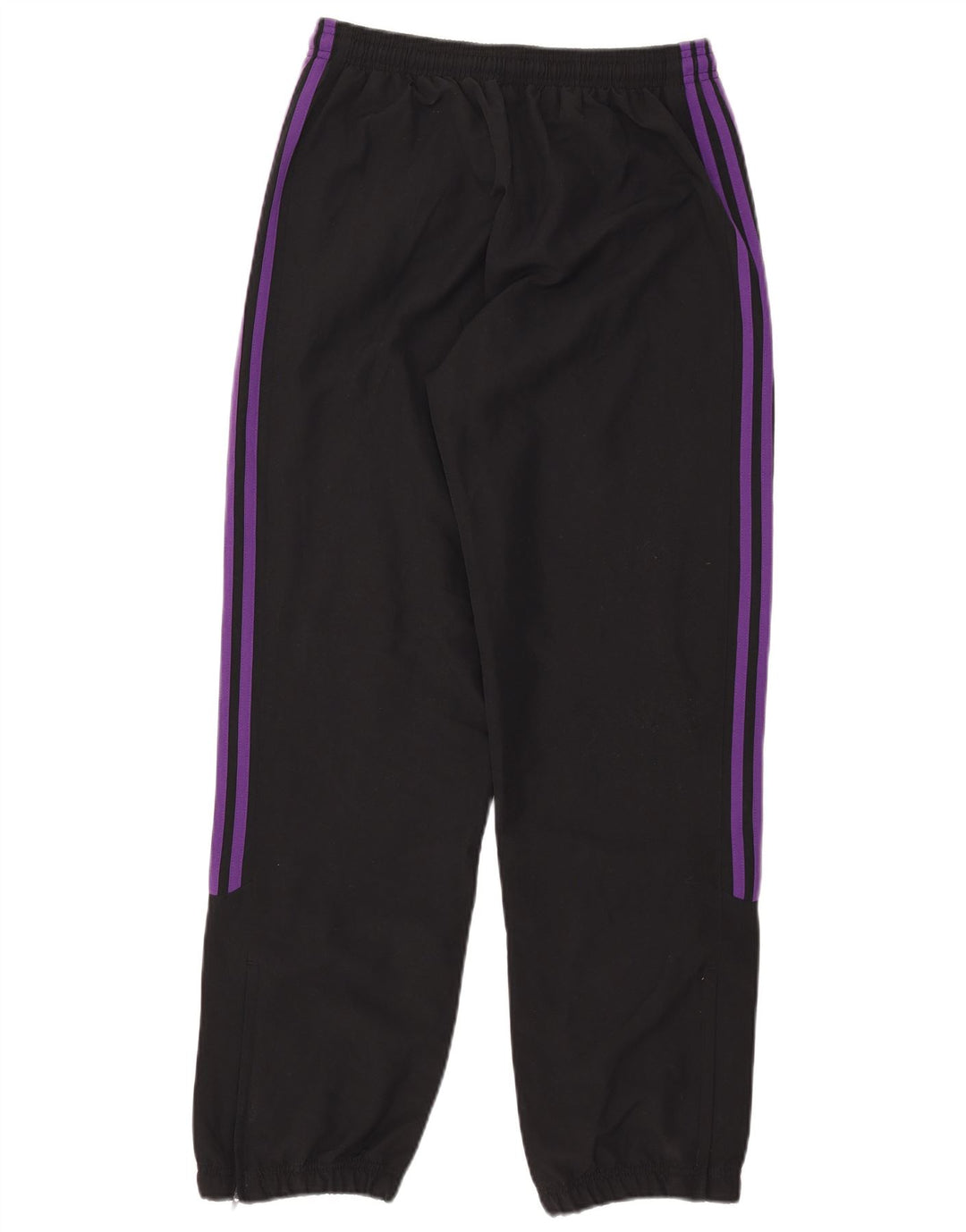Adidas Womens Tracksuit Trousers Joggers UK 12 Medium Black Polyester