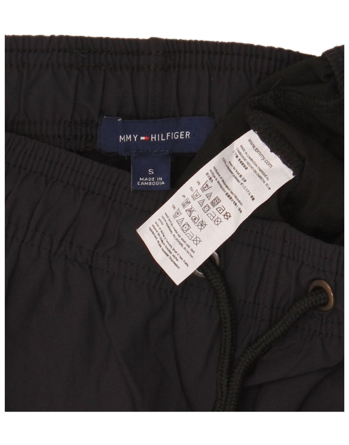 Tommy Hilfiger Mens Graphic Sport Shorts Small  Black Polyester