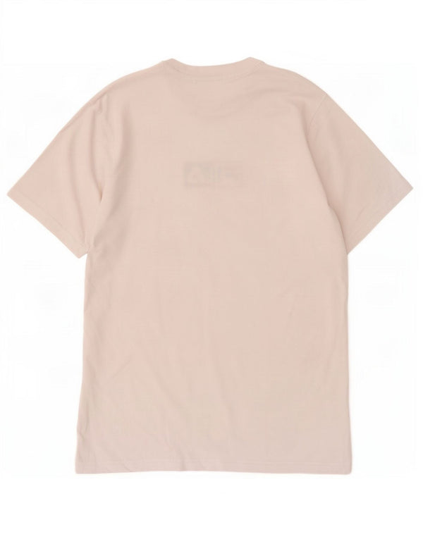Fila Mens Graphic T-Shirt Top Medium White Cotton
