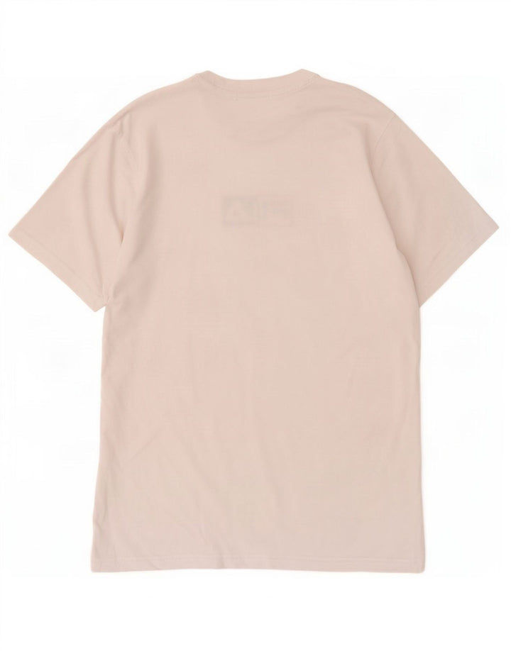 Fila Mens Graphic T-Shirt Top Medium White Cotton