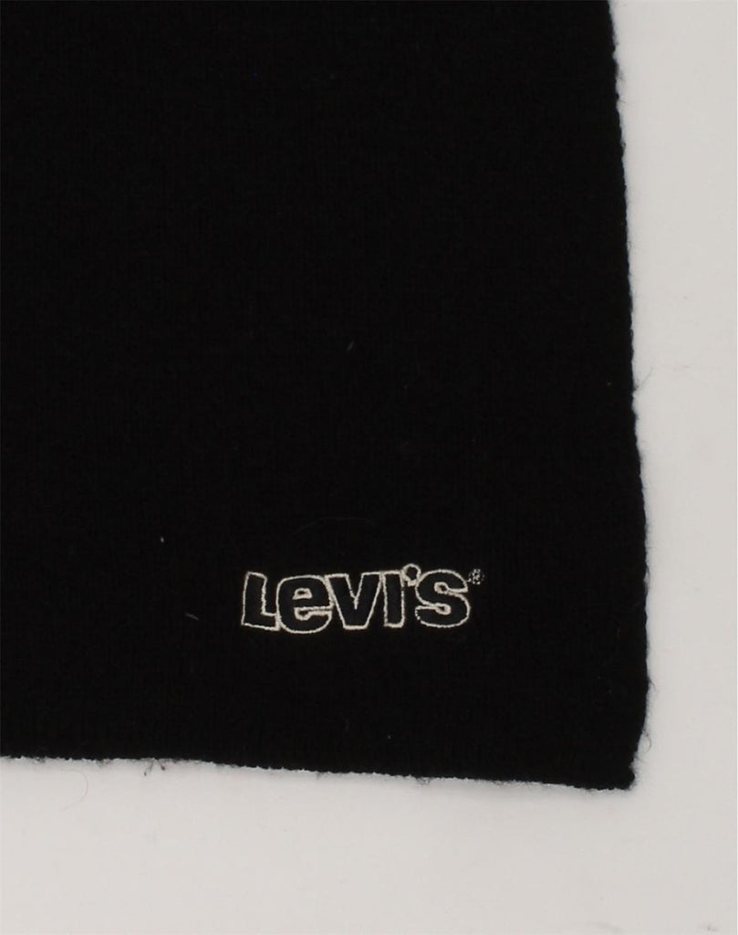 LEVI'S Mens Rectangle Scarf One Size Black | Vintage Levi's | Thrift | Second-Hand Levi's | Used Clothing | Messina Hembry 