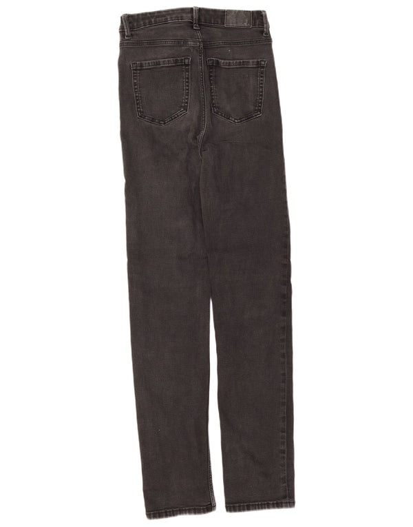 Marks & Spencer Womens Sienna Straight Jeans UK 8 Small W24 L30 Grey